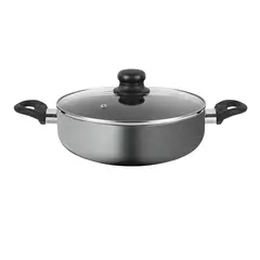 FANTUZZI - Olla arrocera de aluminio 24 cm con antiadherente Gourmet