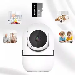 GENERICO - Cámara Inteligente WIFI 360° motorizada Full HD Panorámica A3