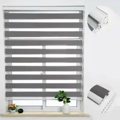 GENERICO - Cortina roller duo 120x200 gris