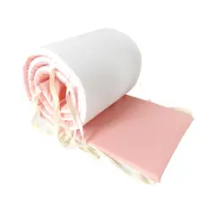 OLIVIA Y SAM - PROTECTOR CUNA BICOLOR ROSA