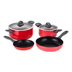 FANTUZZI - Batería de cocina de aluminio 6 Piezas Arrecife