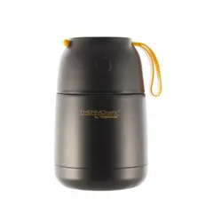 THERMOS - Termo comida 450ml Negro+ cuchara Mimbral