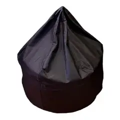 REHUCE - Puff eco cuero tamaño L - Café
