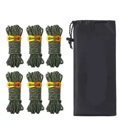 DEFENSOR FOREVER - Set de 6 cuerdas luminosa para carpa verde oscuro
