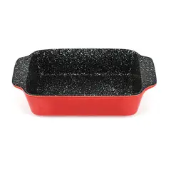 FANTUZZI - Fuente de cerámica para horno rojo Trento 30 x 17,5 x 6,5 cm