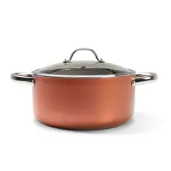 BRINOX - CACEROLA CON TAPA ALUMINIO Ø20CM 270L Y 2.5MM ESPESOR