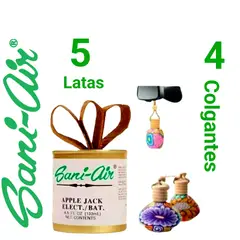 GENERICO - 5 LATAS SANI AIR + 4 COLGANTES SANI AIR