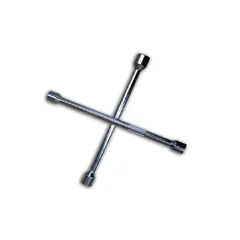 GENERICO - Llave Cruz De Acero Medidas ( 17 Mm, 19 Mm, 21 Mm Y 23 Mm )