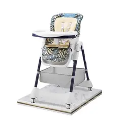 LUBABYCAS - Silla De Comer Multiposiciones Con Ruedas Mix