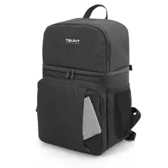 TOURIT - Mochila térmica doble cubierta 28L - Negro