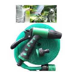 GENERICO - Manguera Flexible 1/2 Pulgada Rollo 10 Mts Pistola Acoples 250015