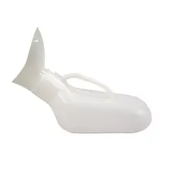 GLOMED - Urinario Plastico Mixto - Blanco MAXCARE