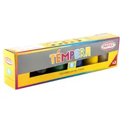 ARTEL - Estuche Tempera 6 Colores