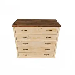 TAIKKEE - COMODA RUSTICA 5 CAJONES