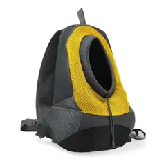 LISM - Bolso Malla Transporte Mascota Transpirable 262137 Amarillo