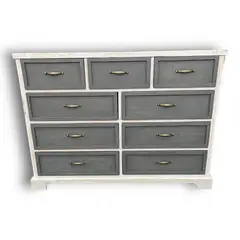 TAIKKEE - COMODA RUSTICA 9 CAJONES