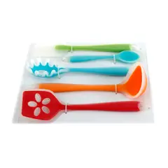 VOLK CHEF - Set Utensilios de Cocina de Silicona 5 Piezas