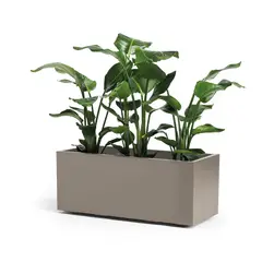 EURO3PLAST - Jardinera de plástico reciclado,99,5x39,5x39,5 cm, 102 litros…