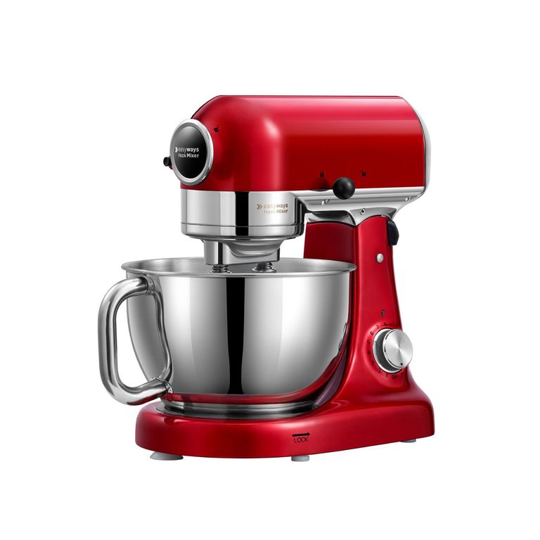 Batidora de Pedestal Hook Mixer Rojo 4,7 Lt