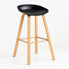 KLIK - Taburete Piso Bar Nordic - Negro