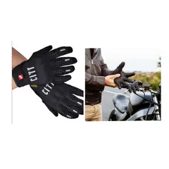 MADBIKE - Guantes para moto city talla M