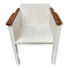 TAIKKEE - SITIAL RUSTICO BLANCO ALBAYALDE Y NOGAL