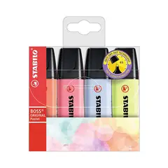 STABILO - Set 4 boss pastel