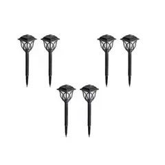 GENERICO - Pack 6 Luz Solar Jardin Con Sensor Estaca Estilo Ingles