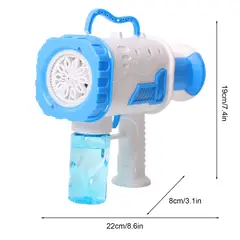 EKOI - Pistola De Burbujas Bubbke Juguete Para Niñas Y Niños