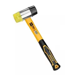 INGCO - Martillo Suave Doble Cara Cabeza Goma Plástico 40mm