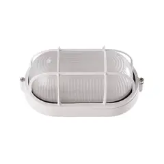 LED STUDIO - APLIQUÉ MURO TORTUGA REJILLA IP54 SIN AMP E27 BCO