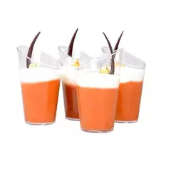 PASTELERIUS - X20 Pocillo Desechable Pocillos Plásticos Para Postres 60ml