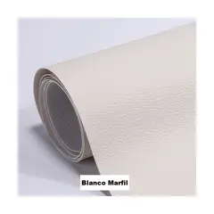 ZG STORE - Parche Adhesivo Cuero Impermeable 30x20 Blanco Marfil Sofás Reparación
