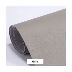 GENERICO - Parche Adhesivo Cuero Impermeable 30x20 Gris Sofás Reparación
