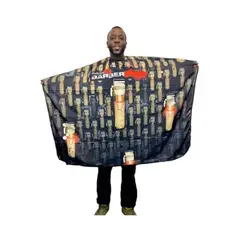 BABYLISS PRO - Capa De Corte Barberology Con Cierre De Botón A Presión