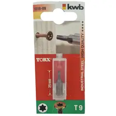 KWB - Punta Para Atornillador Torx T9 X 25 Mm 101809