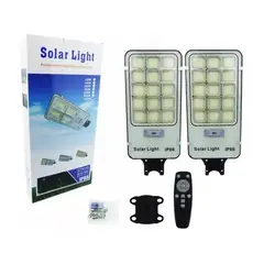 GENERICO - X2 Foco Solar Poste Foco Solar 800w Potente Luz Led Exterior