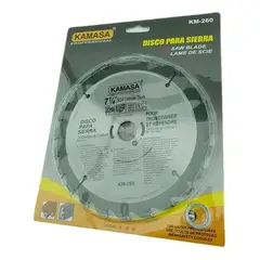 KAMASA - Disco De Sierra Circular 7 1/4 Pulgadas 24 Dientes