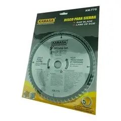 KAMASA - Disco Sierra Circular 9 Pulgadas 60 Dientes