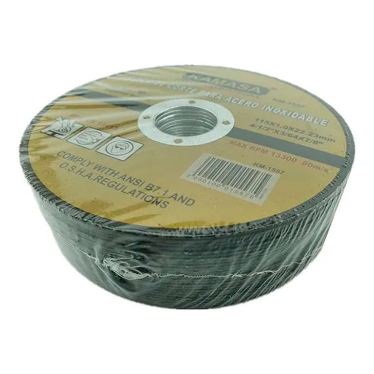 25 Unidades Disco De Corte Para Acero Inoxidable 115mm