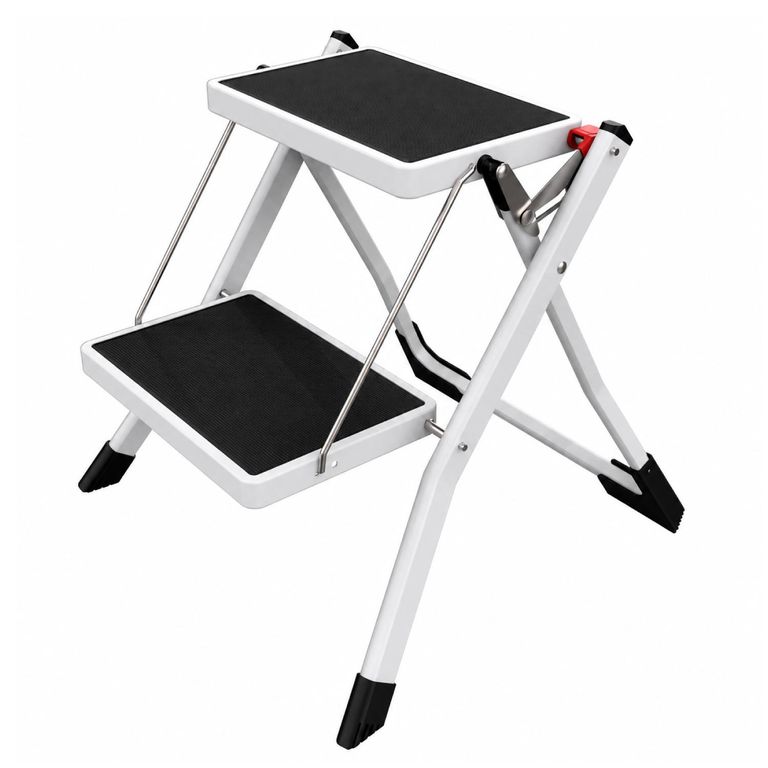 Escalera Multiuso Plegable 2 Peldaños Ultra Compacta a $19.980