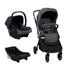 BEBESIT - Coche Travel System Swift 360 Gris
