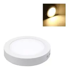 LISM - Foco Panel Plafón Led 24w Sobrepuesto Redondo Luz Cálida 003136