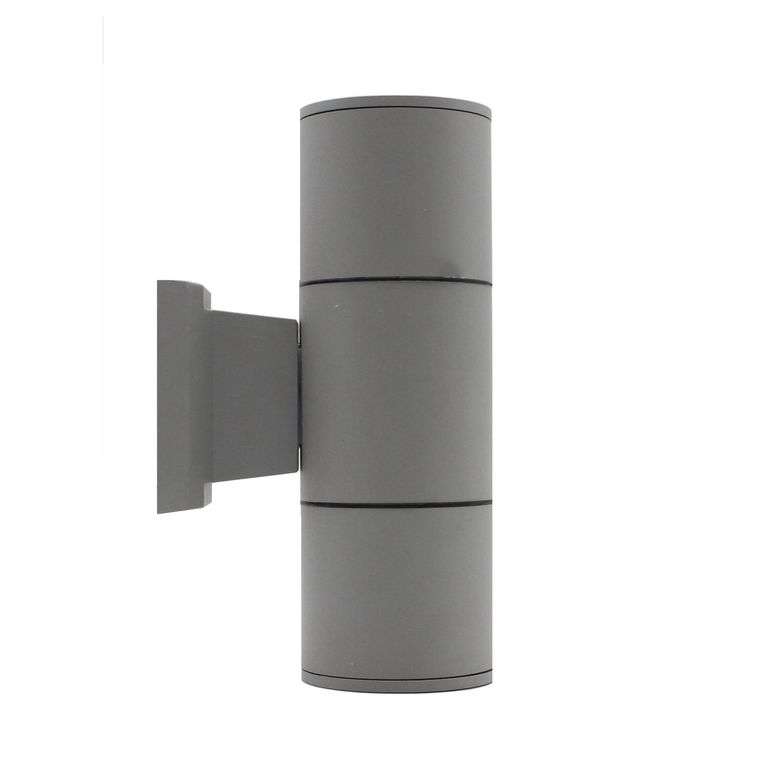 Apliqué Doble Porta GU-10 Cilindro Kapelle Gris