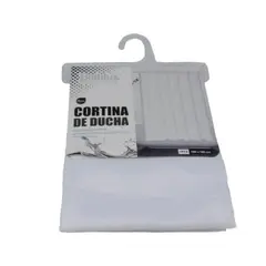BATHLUX - Tela cortina de baño Blanca 180x180cm