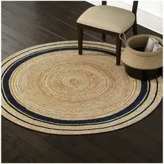 GENERICO - Alfombra redonda Yute Delhi 120CM.