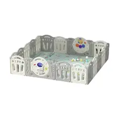 LUBABYCAS - Corral Bebe Armado 191x199cm Con Accesorios