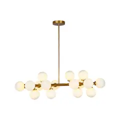 LED STUDIO - LÁMPARA COLGANTE BUBBLE (SIN AMPOLLETA G9) DORADO
