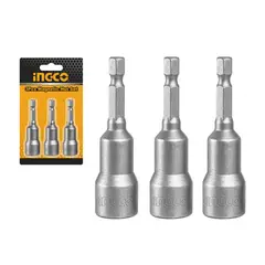 INGCO - Adaptadores Para Taladro 12mm Punta Magnetica 3 Pcs