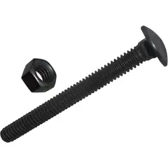 GENERICO - PERNO COCHE 1/4 X 3 1/2 CON TUERCA CAJA 100 UND